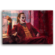 Leinwandbild - JOKER - LIFE IS COMEDY