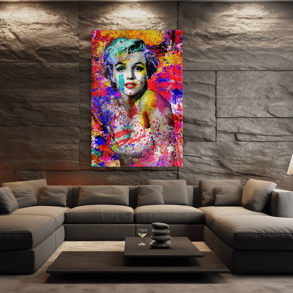 Leinwandbild - MARILYN MONROE - COLOR ME POP ART