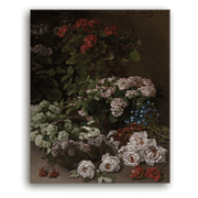 Leinwandbild - Claude Monet - Spring Flowers
