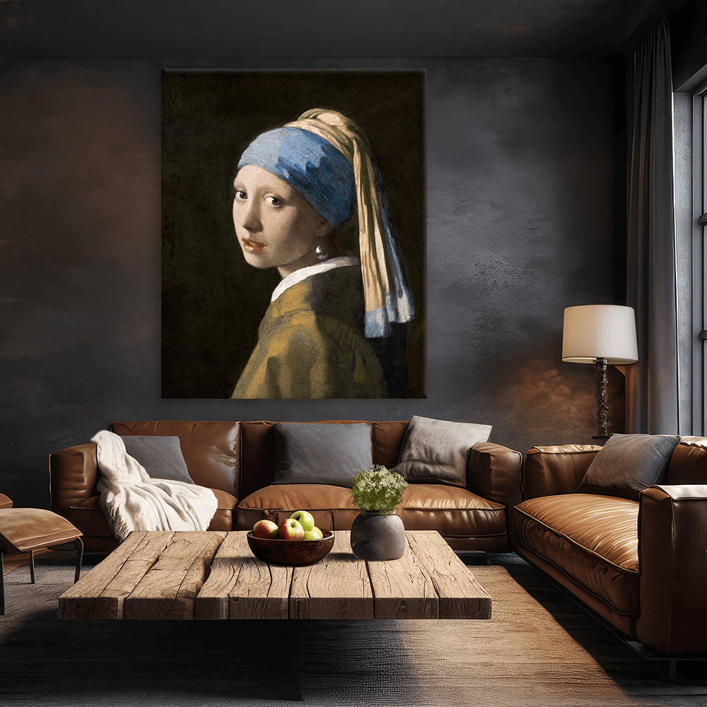 Leinwandbild - Johannes Vermeer - Das Mädchen mit dem Perlenohrring