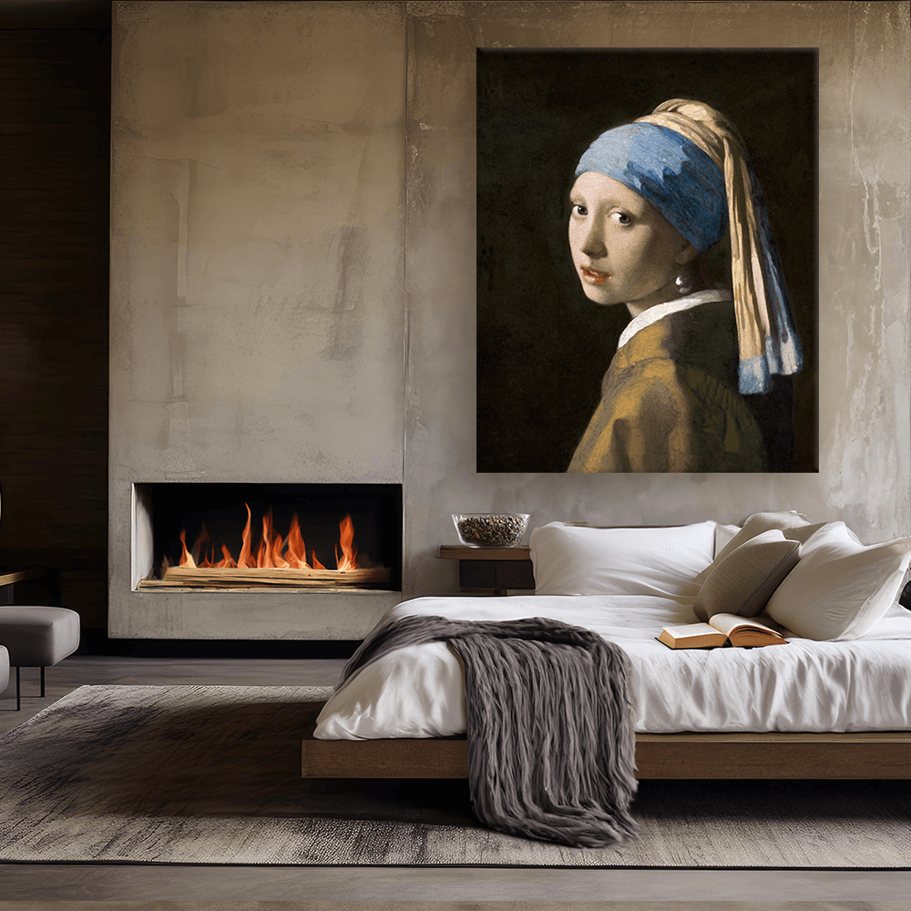 Leinwandbild - Johannes Vermeer - Das Mädchen mit dem Perlenohrring