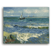 Leinwandbild - Vincent van Gogh - Seelandschaft in der Nähe von Saintes-Maries-de-la-Mer