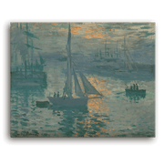 Leinwandbild - Claude Monet - Sonnenaufgang - Sunrise (Marine)