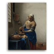 Leinwandbild - Johannes Vermeer - Die Milchmagt