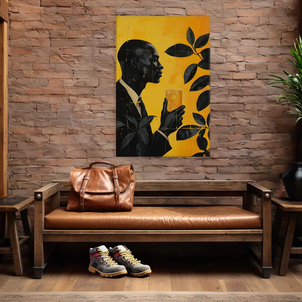 Leinwandbild - Lemon Soda