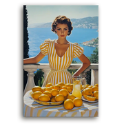 Leinwandbild - Bella Donna e Limoncello