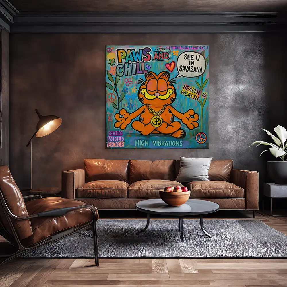 Leinwandbild - Garfield - Let the Purr Be With You