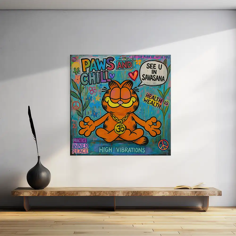 Leinwandbild - Garfield - Let the Purr Be With You