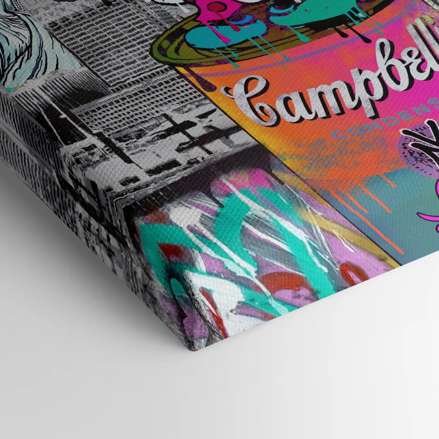 Leinwandbild - Mickey & Minnie - New York Love Soup