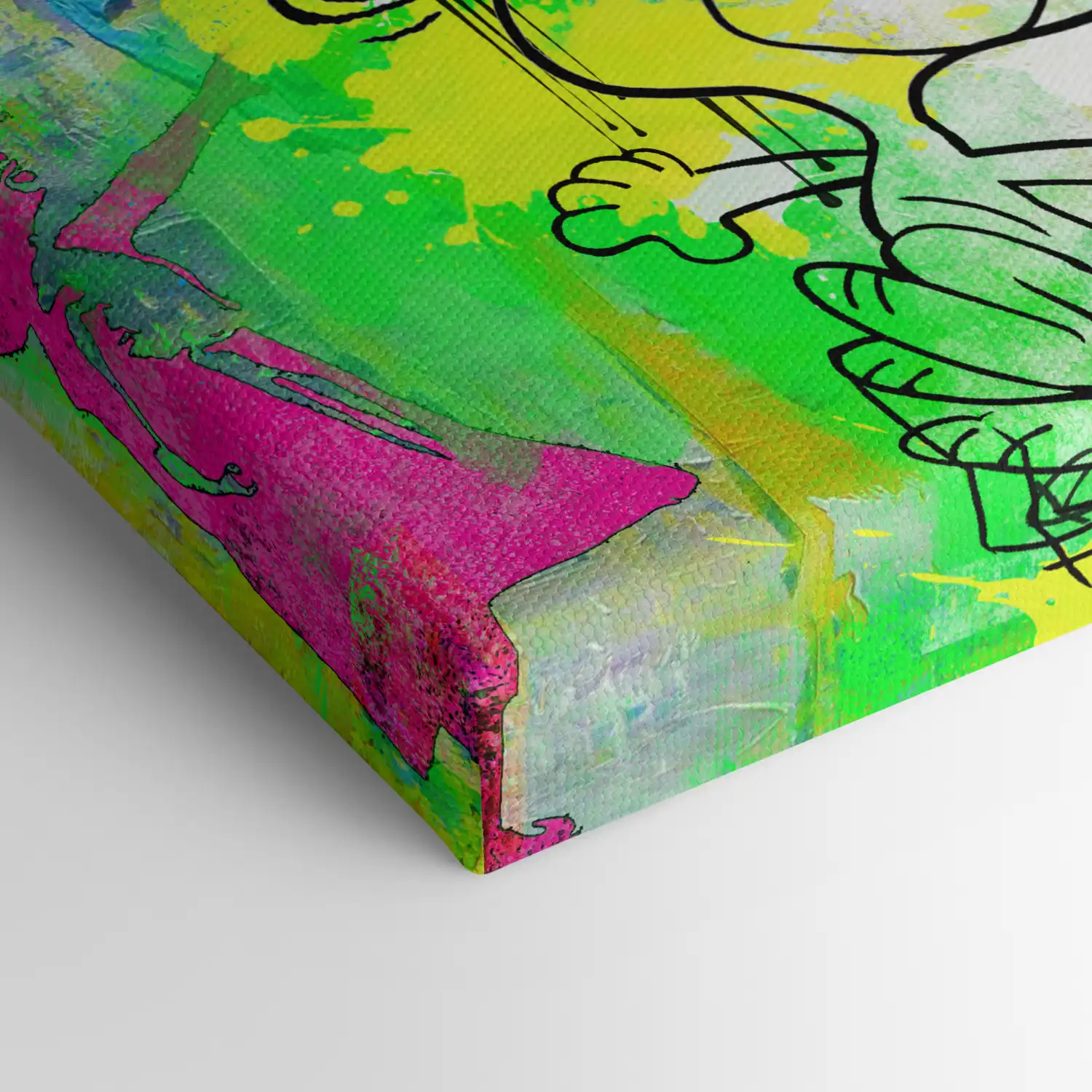 Leinwandbild - Never Give Up – Life is Beautiful