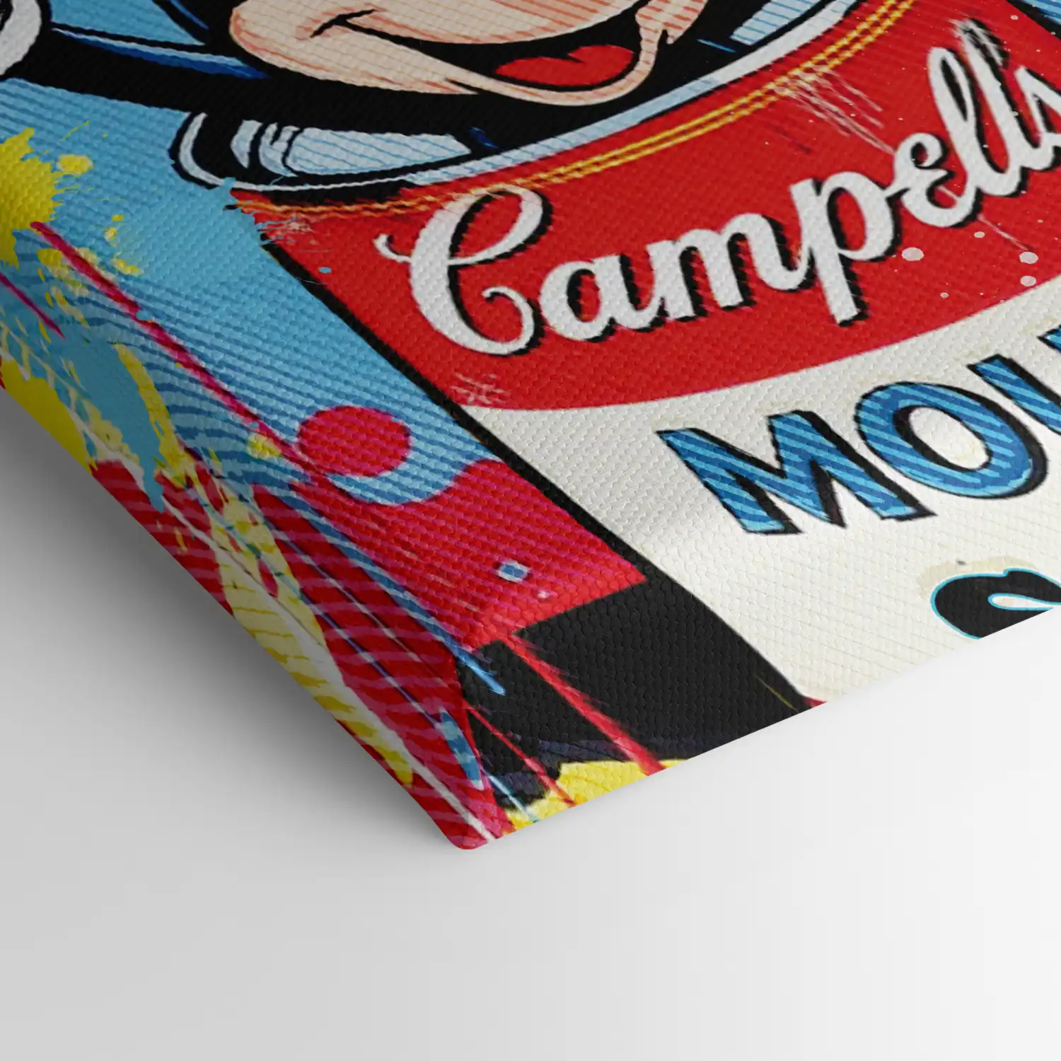 Leinwandbild - Mickey - Who the F    is Andy