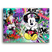 Leinwandbild - Mickey - Music Was My First Love