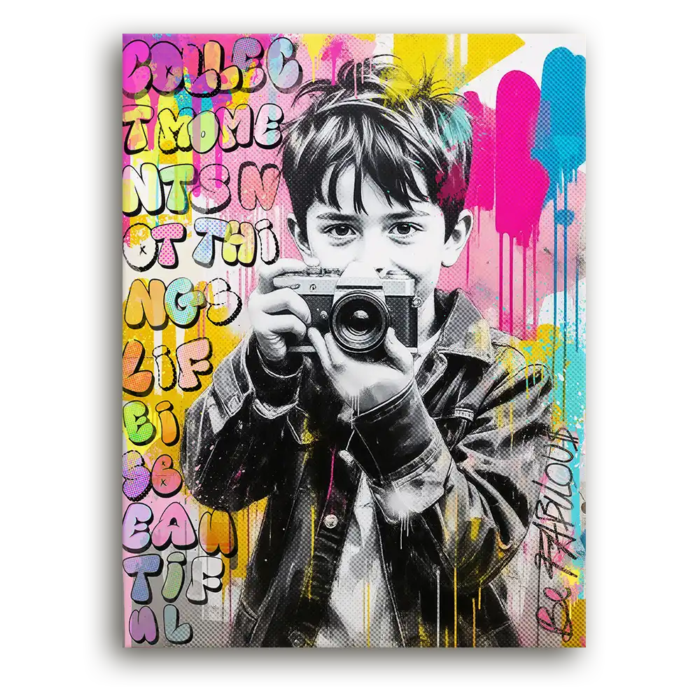 Leinwandbild - Collect Moments Not Things