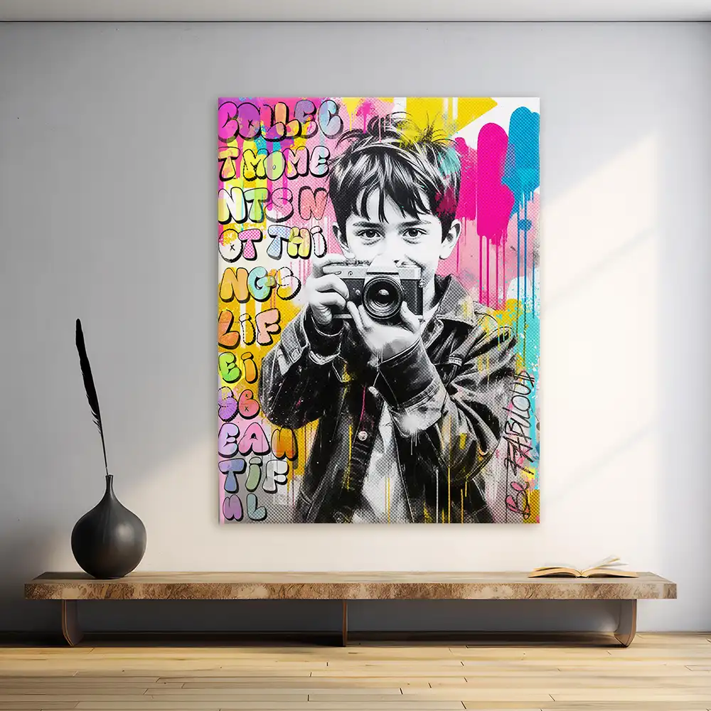 Leinwandbild - Collect Moments Not Things