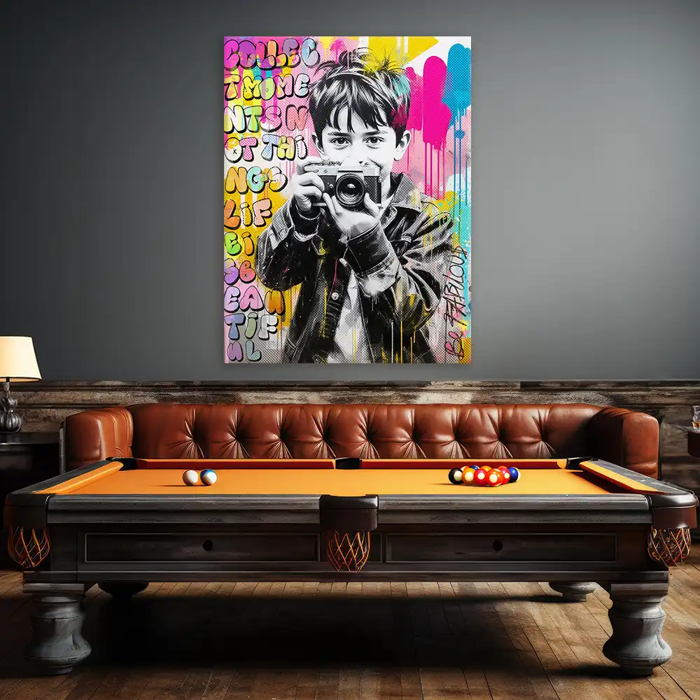 Leinwandbild - Collect Moments Not Things