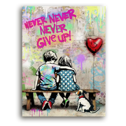 Leinwandbild - Together We Never Give Up - Grace-BLN