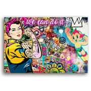 Leinwandbild - Rosie the Riveter - We Can Do It