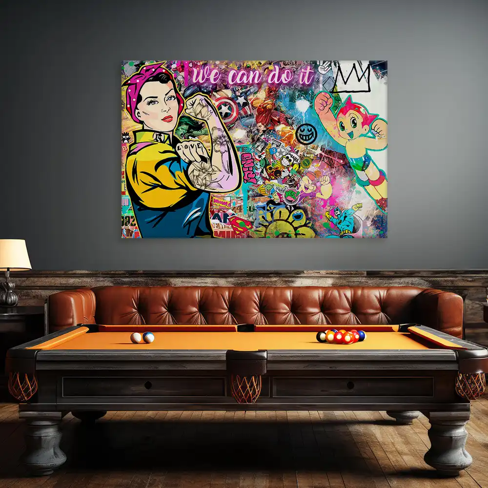 Leinwandbild - Rosie the Riveter - We Can Do It