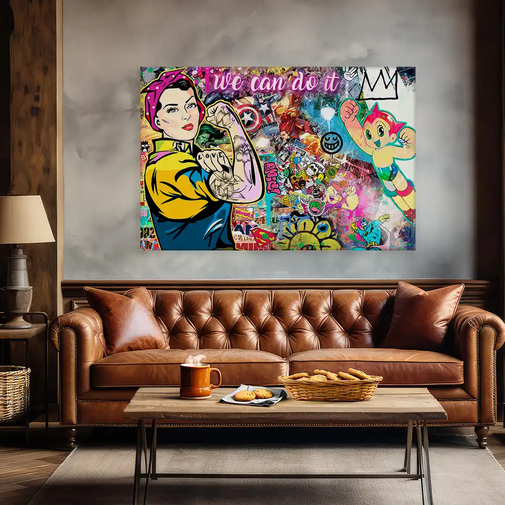 Leinwandbild - Rosie the Riveter - We Can Do It