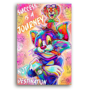 Leinwandbild - Tom & Jerry’s Journey of Success