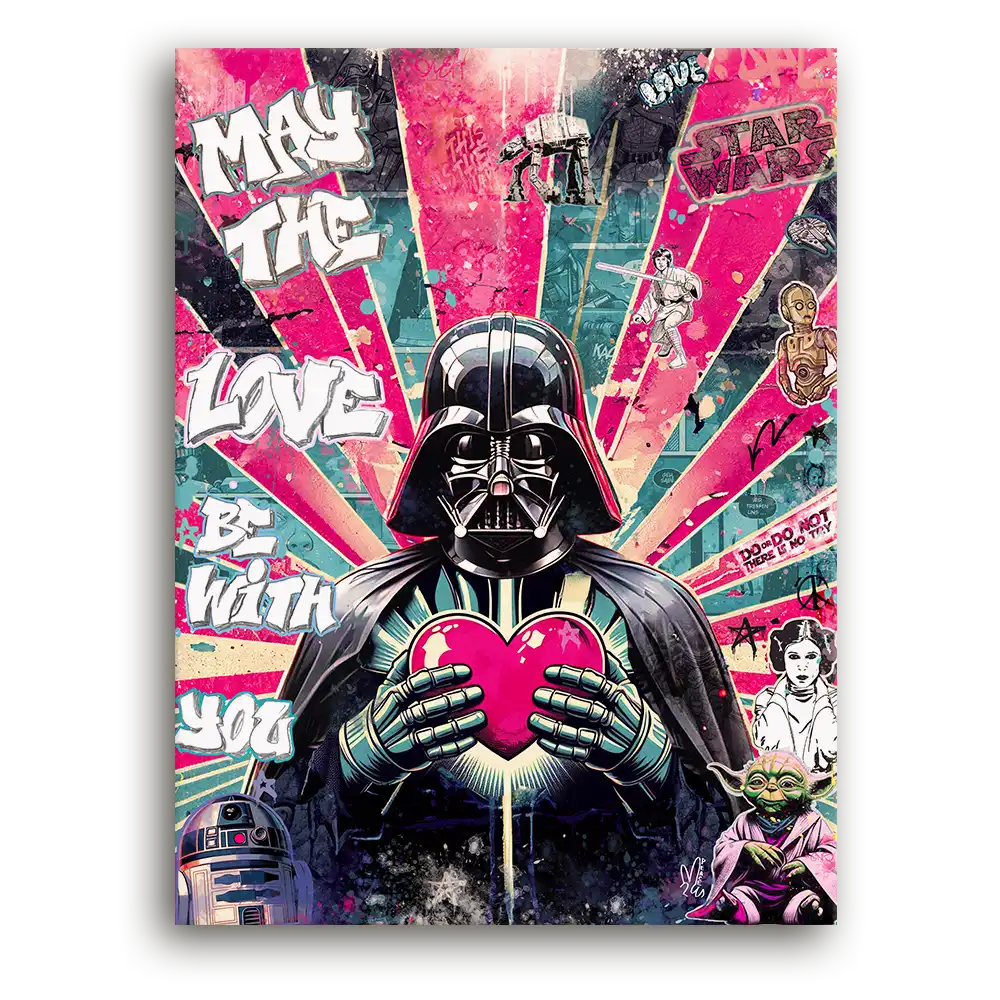 Leinwandbild - Vader - May The Love Be With You