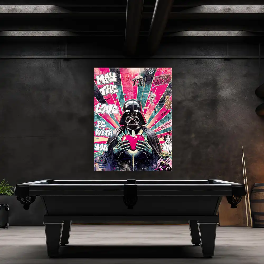 Leinwandbild - Vader - May The Love Be With You