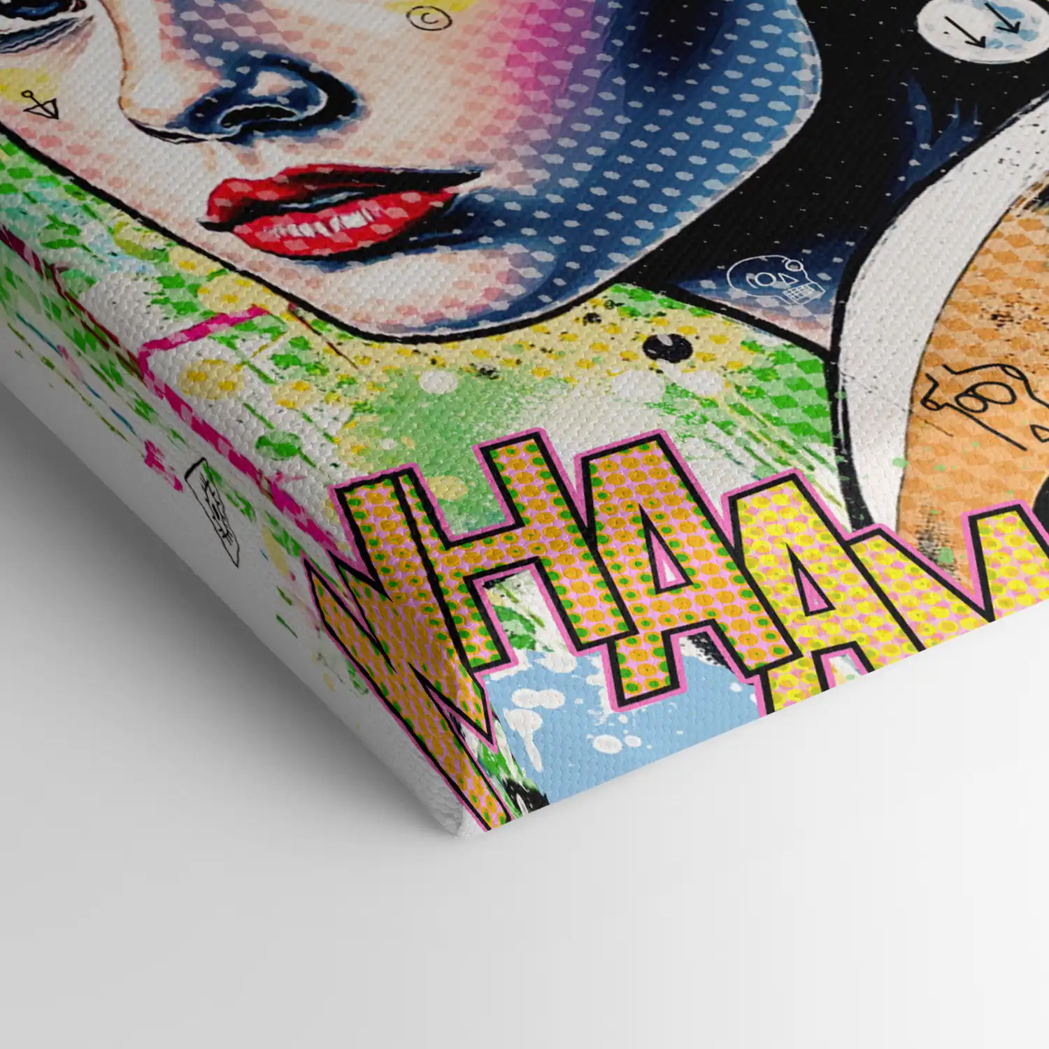 Leinwandbild - Vermeer Reloaded - The Pop Girl With The Earring