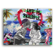 Leinwandbild - Life Is Beautiful – A Kiss of Innocence