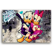 Leinwandbild - Donald & Daisy Forever – Partners in Crime