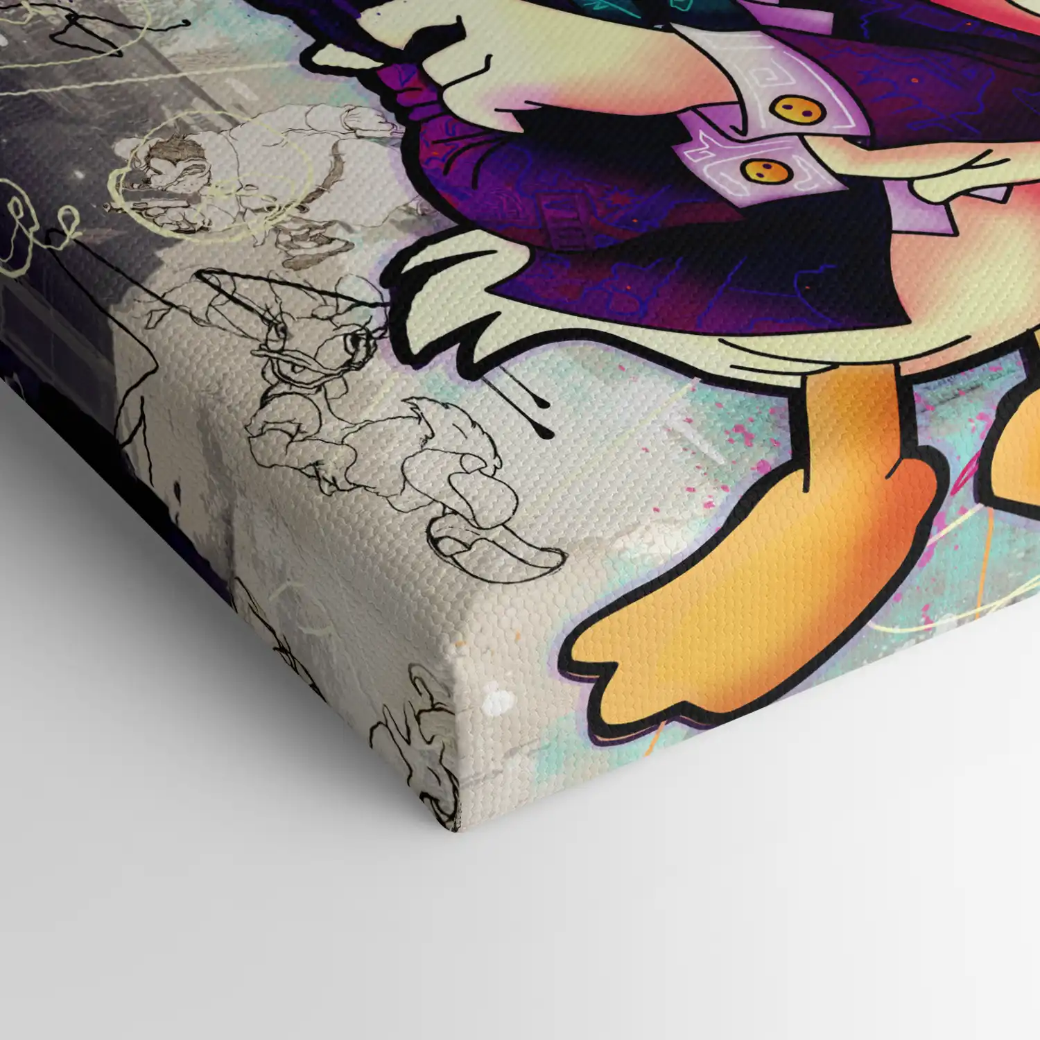 Leinwandbild - Donald & Daisy Forever – Partners in Crime