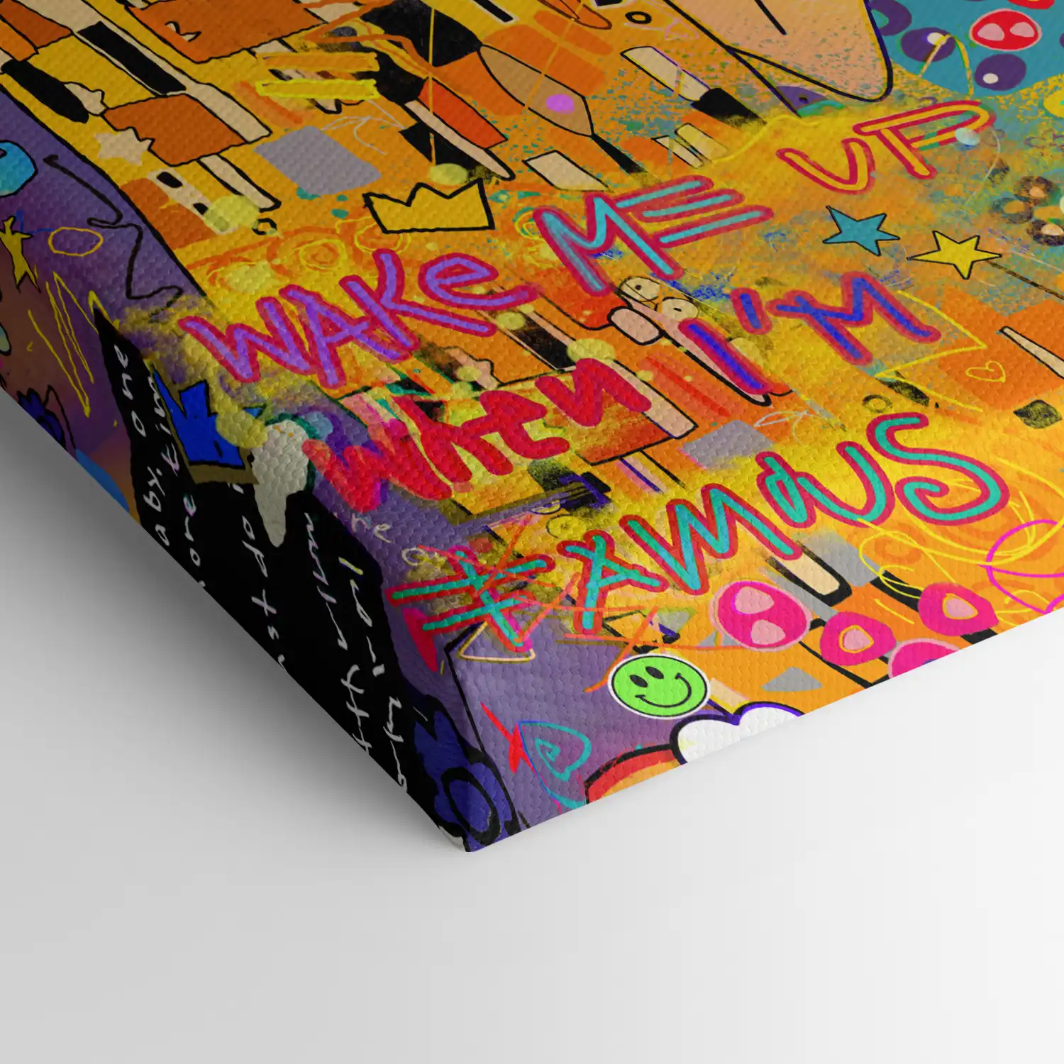 Leinwandbild - Klimt Kiss - Wake Me Up When I’m Famous