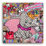 Leinwandbild - Different is Special – Fly High Dumbo