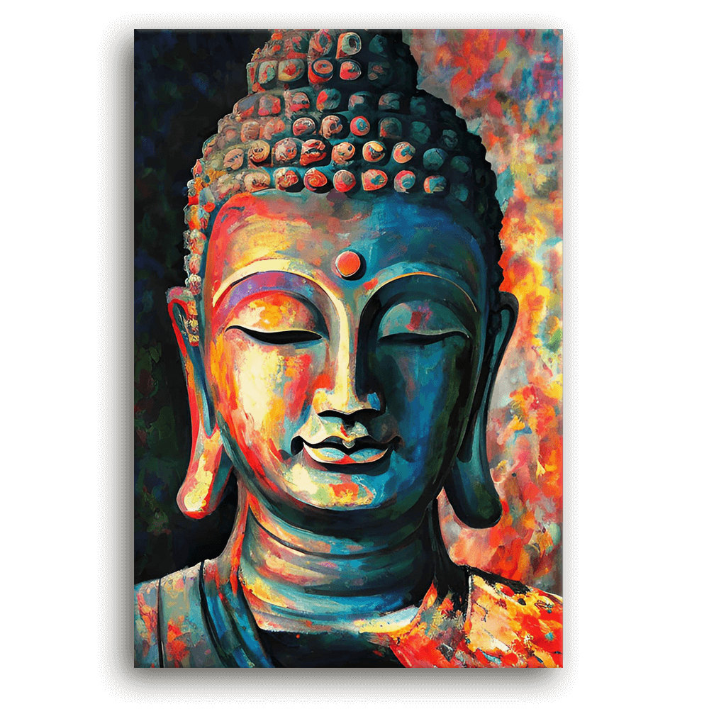 Leinwandbild - Buddha Modern Art