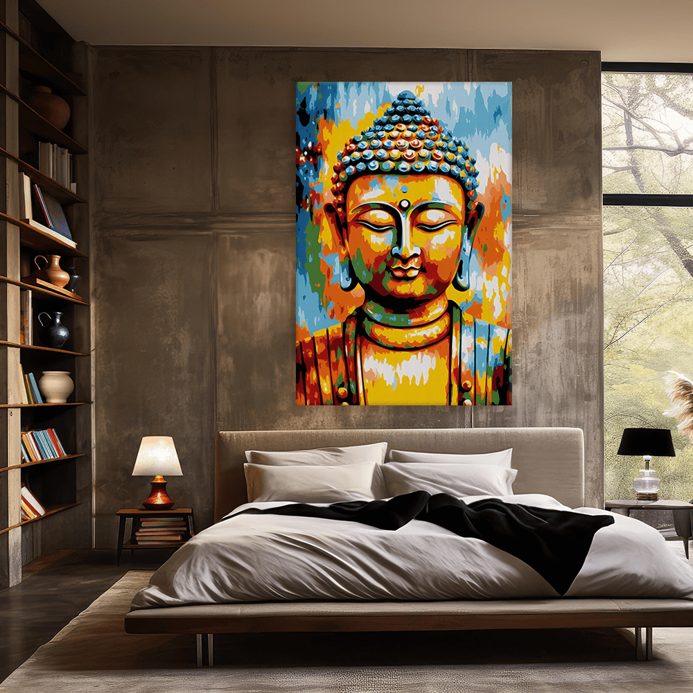 Leinwandbild - Buddha Bob