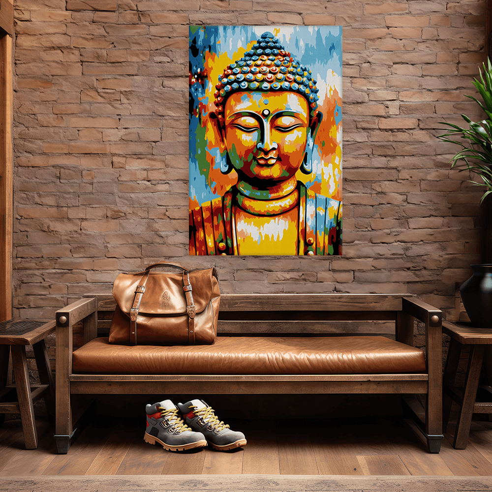 Leinwandbild - Buddha Bob