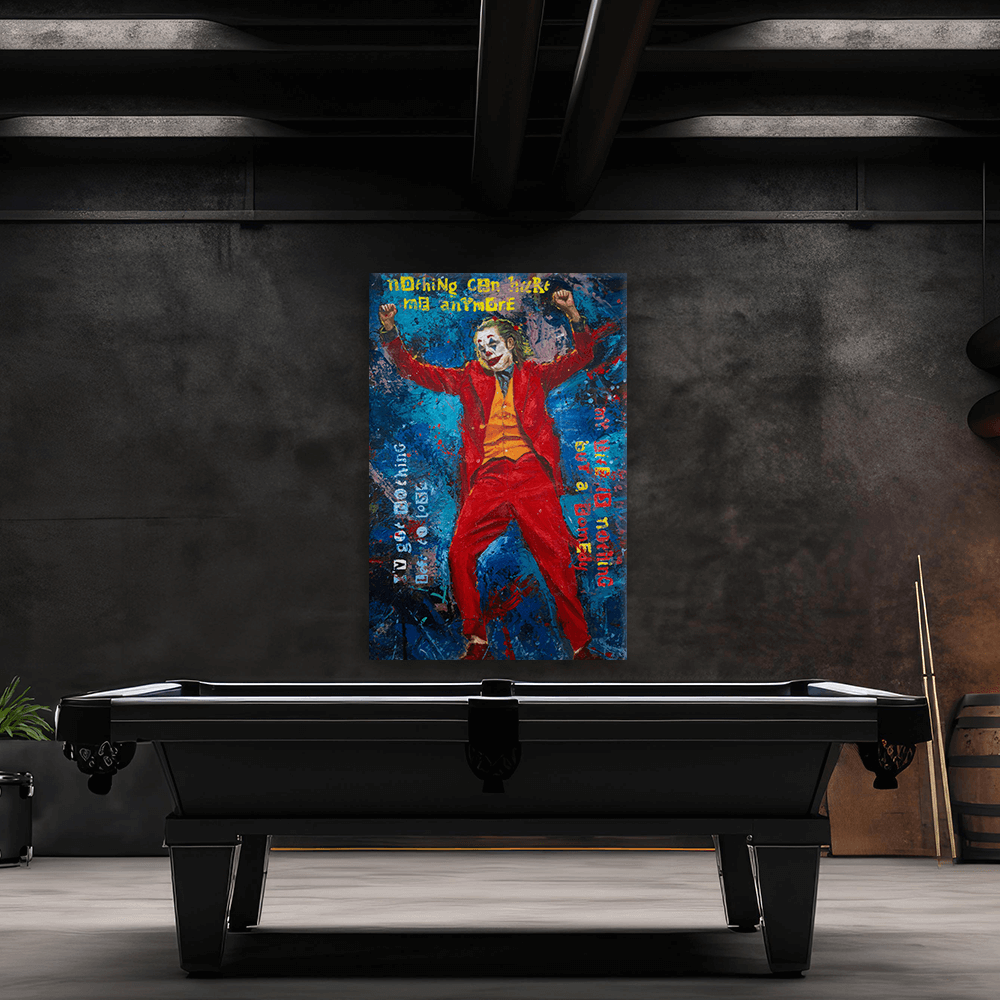 Leinwandbild - JOKER - NOTHING CAN HURT ME ANYMORE