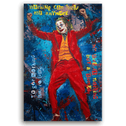 Leinwandbild - JOKER - NOTHING CAN HURT ME ANYMORE