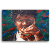 Leinwandbild - PULP FICTION - JULES WINNFIELD LIKES BIG KAHUNA BURGER