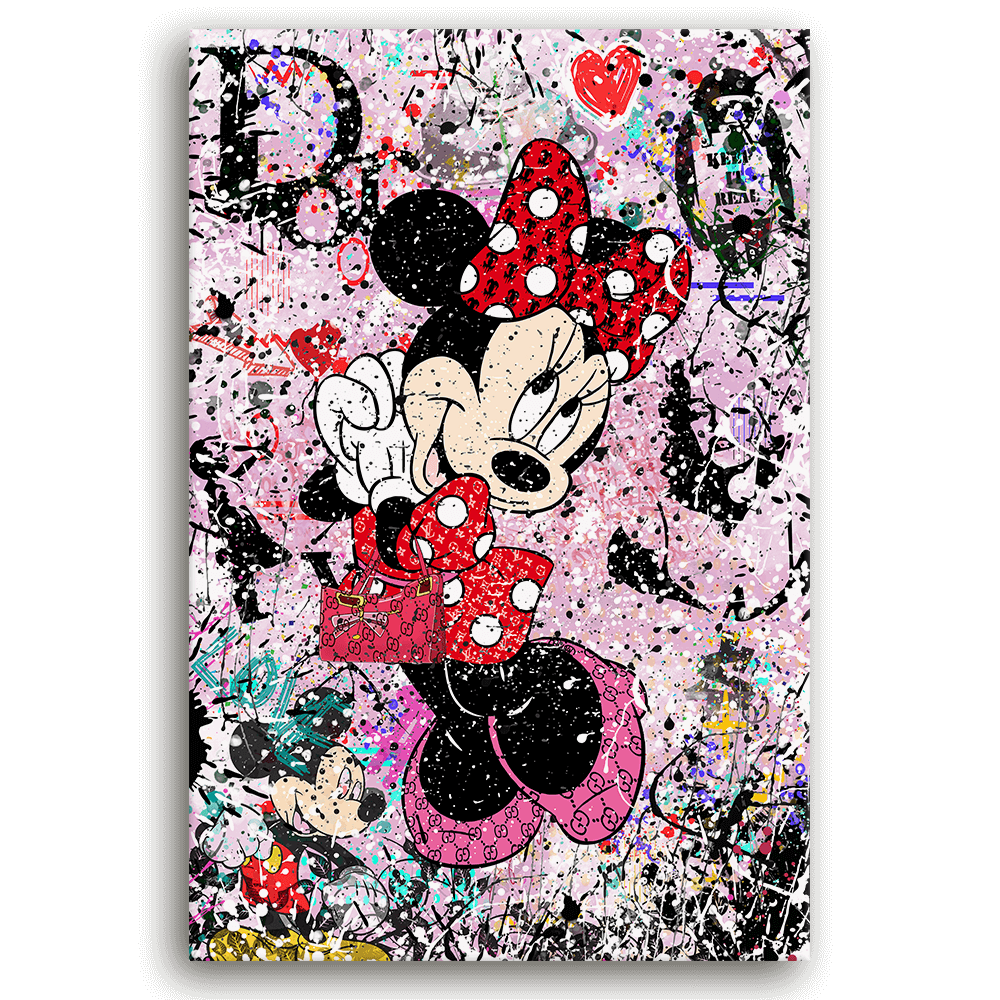 Leinwandbild - MINNIE THE LUXURY QUEEN