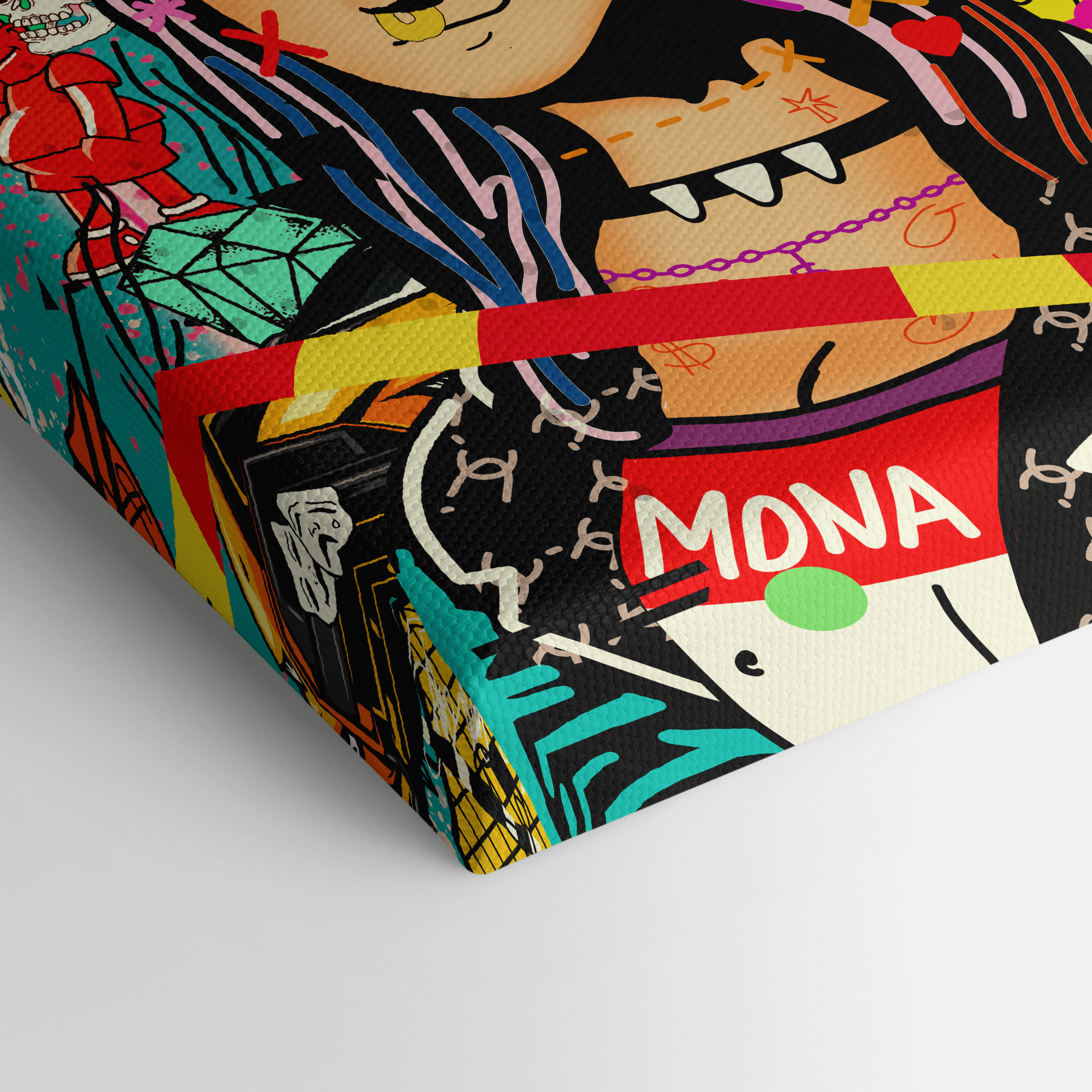 Leinwandbild - MONA LISA POP ART
