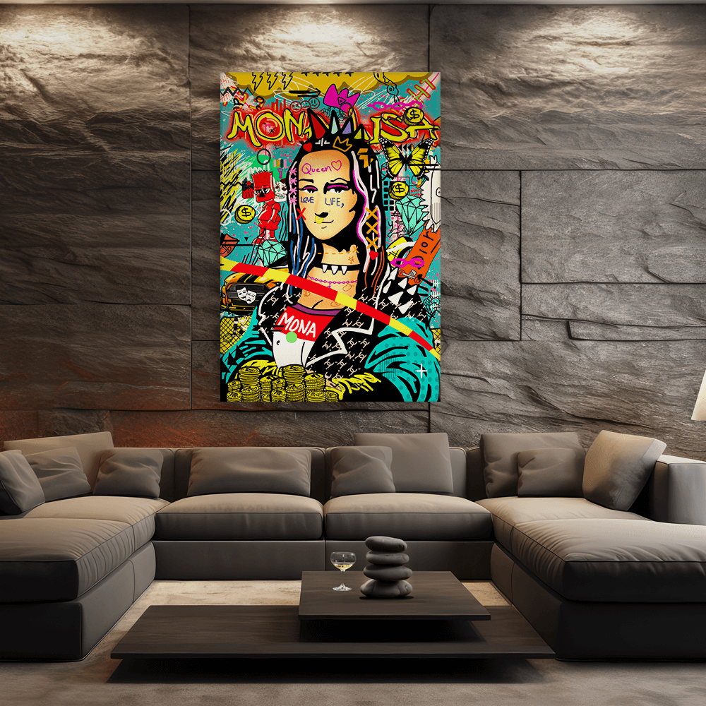 Leinwandbild - MONA LISA POP ART