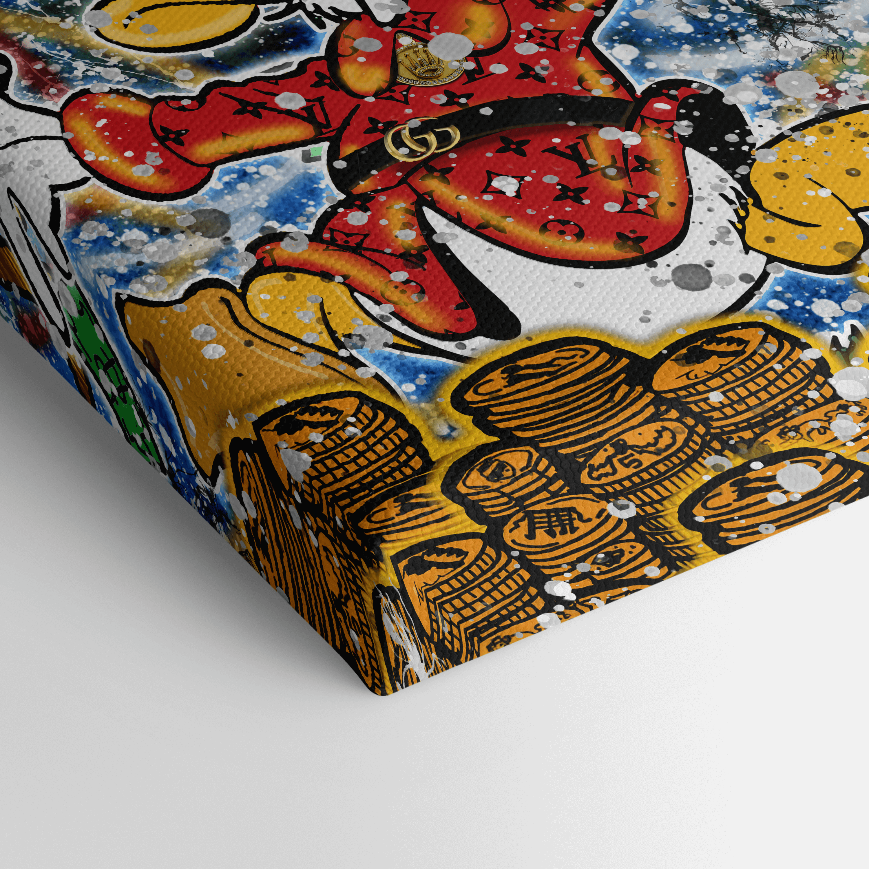 Leinwandbild - DAGOBERT THE HUSTLE DUCK