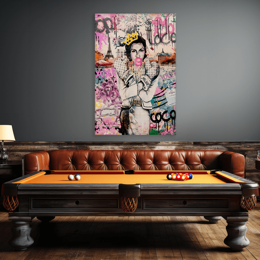 Leinwandbild - COCO POP ART - COCO LOVES PARIS