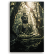Leinwandbild - Buddha Bahi im Wald