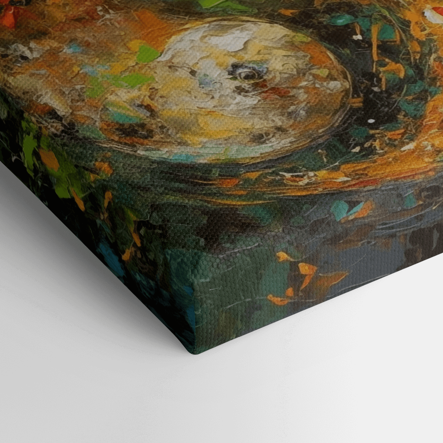 Leinwandbild - YIN YANG ABSTRAKT