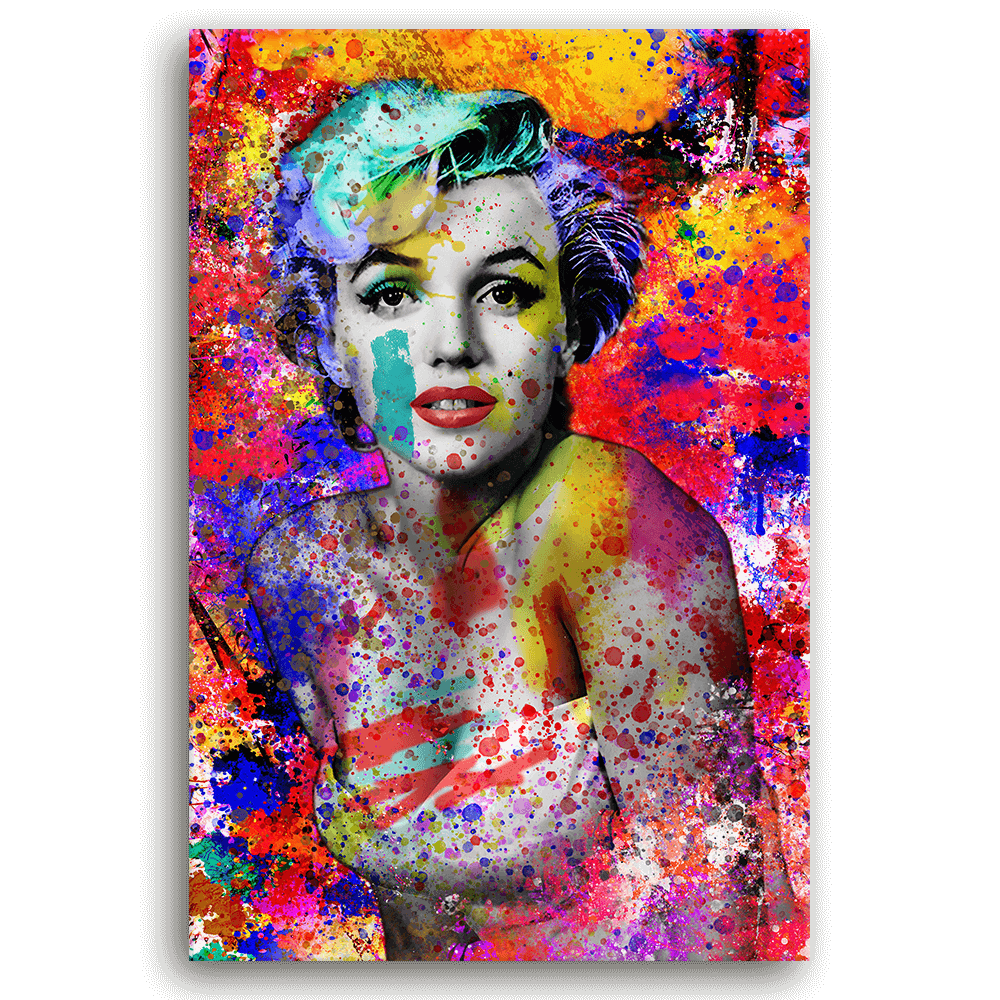 Leinwandbild - MARILYN MONROE - COLOR ME POP ART