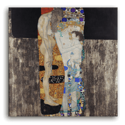 Leinwandbild - Gustav Klimt - Die drei Lebensalter