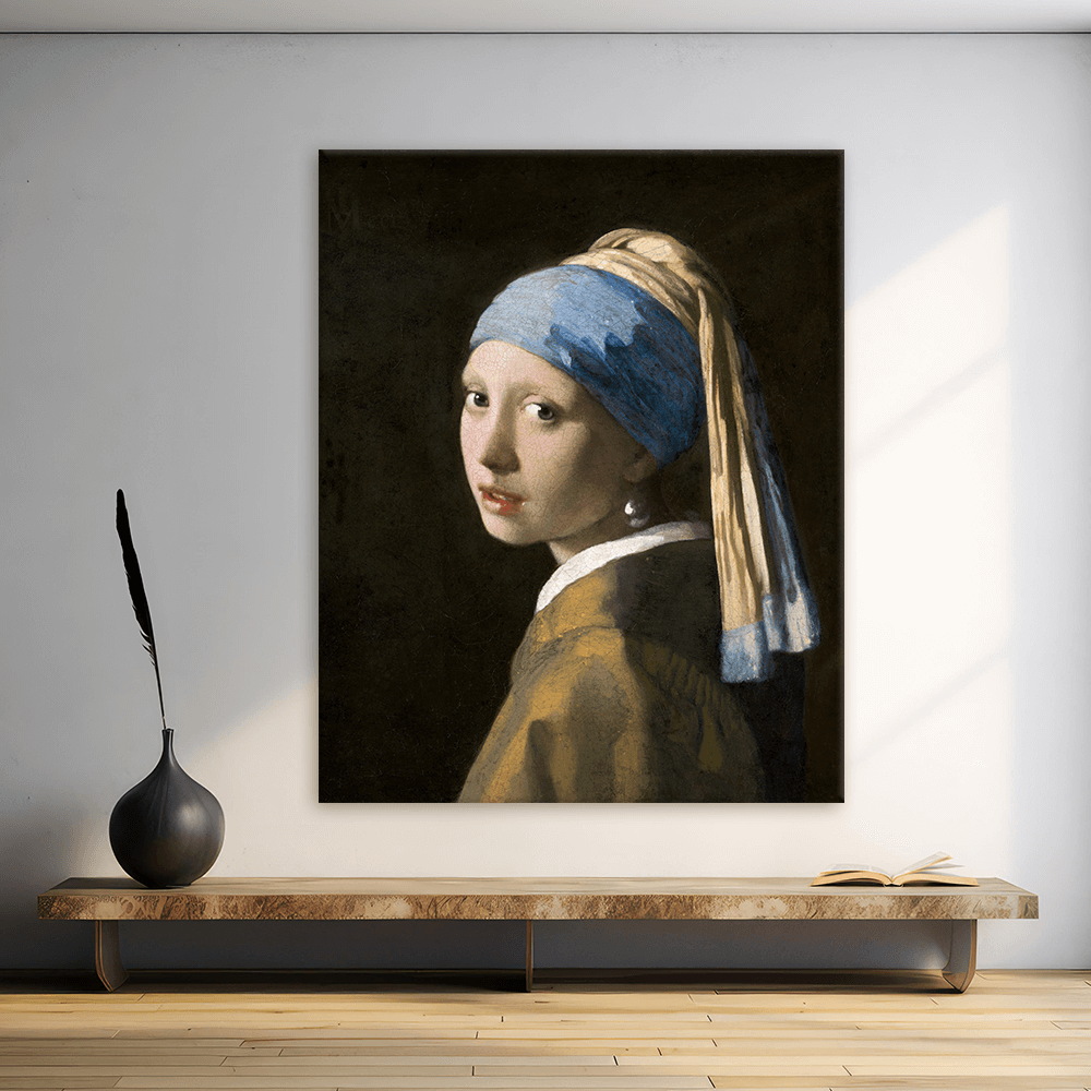Leinwandbild - Johannes Vermeer - Das Mädchen mit dem Perlenohrring