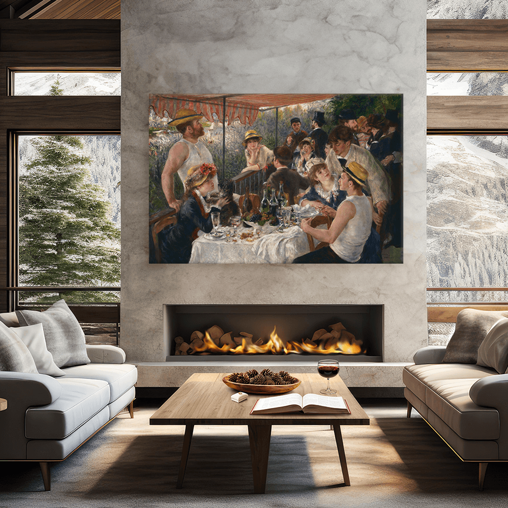Leinwandbild - Pierre-Auguste Renoir - Das Frühstück der Ruderer
