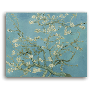 Leinwandbild - Vincent van Gogh - Blühende Mandelbaumzweige